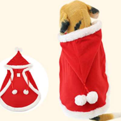 High Quality Pet Christmas Costume Pet Clothing Dog Clothes With Customized Logo Size